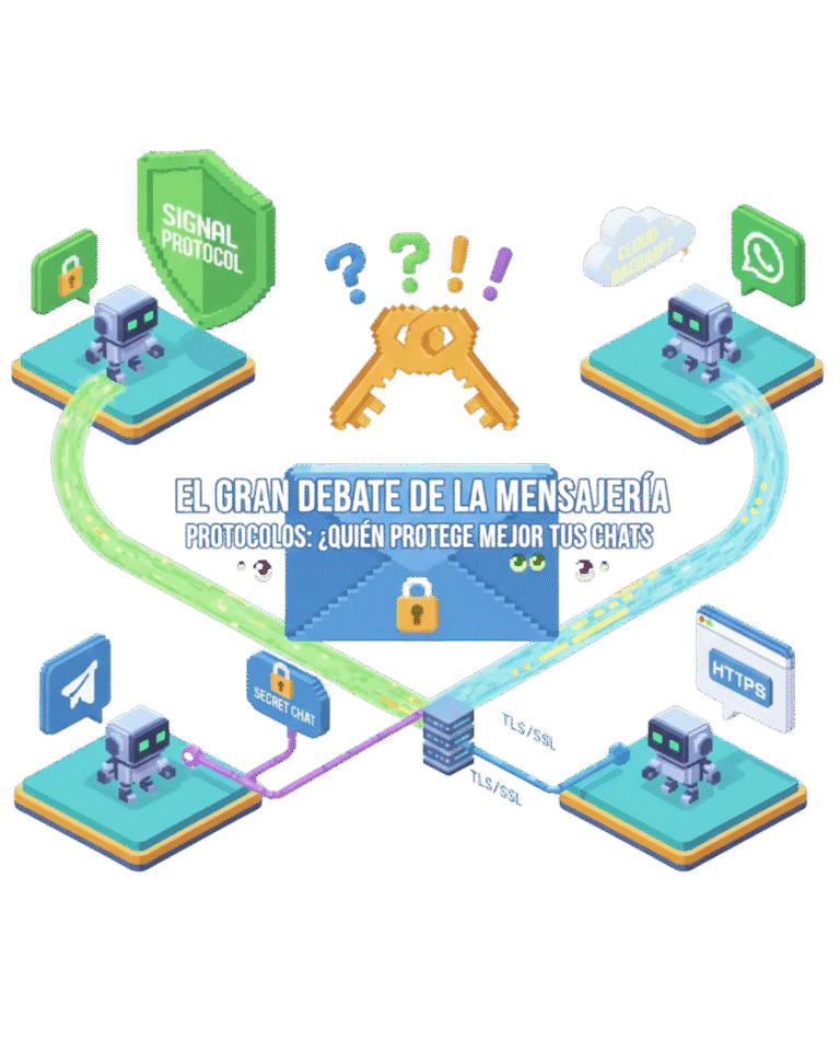 El Gran Debate Secreto de tus Chats: ¿Quién Protege Mejor tus Mensajes? (Un Análisis Amistoso de Protocolos)