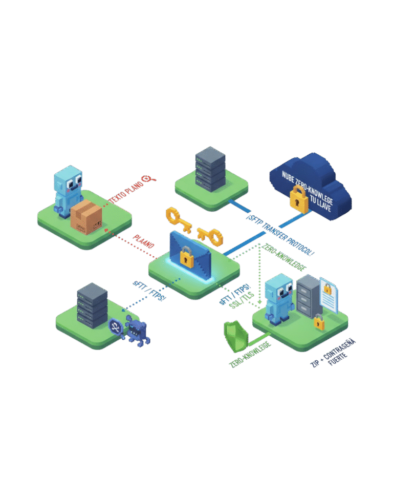 Tus Archivos Viajan Seguros: De los Viejos ZIPs a las Nubes Blindadas (Zero-Knowledge)